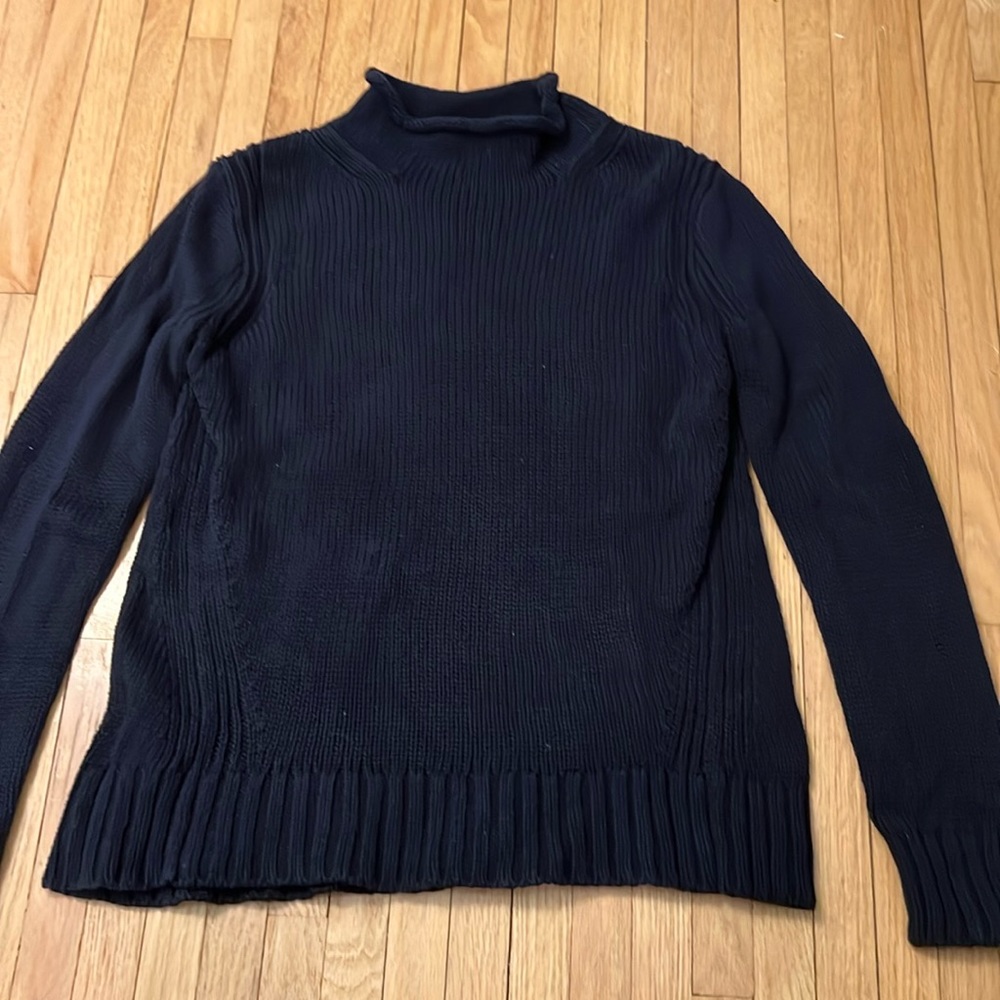 EUC J. Crew Always Sweater Navy Size Small
